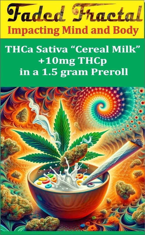 Cereal Milk | Preroll | Premium Flower | 27% THC-A | 1 g