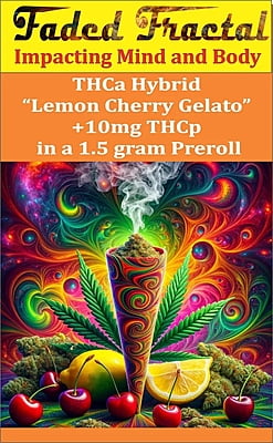 Lemon Cherry Gelato | Preroll | Premium Flower | 21% THC-A | 1 g